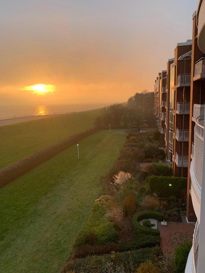 Studio Mit Meerblick Und Grosser Loggia - Direktzugang Zur Nordsee Wilhelmshaven Exterior photo