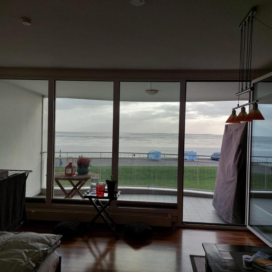 Studio Mit Meerblick Und Grosser Loggia - Direktzugang Zur Nordsee Wilhelmshaven Exterior photo